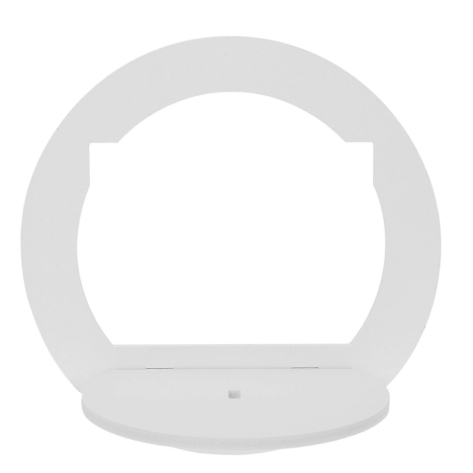 Wall Mounted Storage Rack Punch Free Storage Rack for Bedroom 3Pcs White