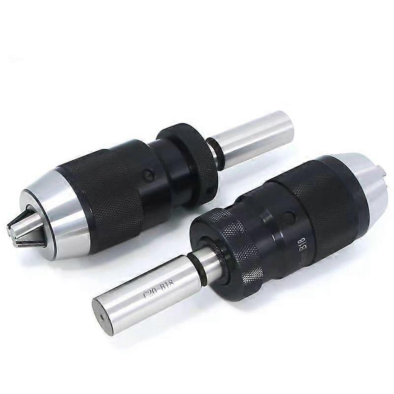 SelfTightening Drill Chuck B10B22 for MT1MT5 R8 C10C20, Secure Precision Grip for Metalworking