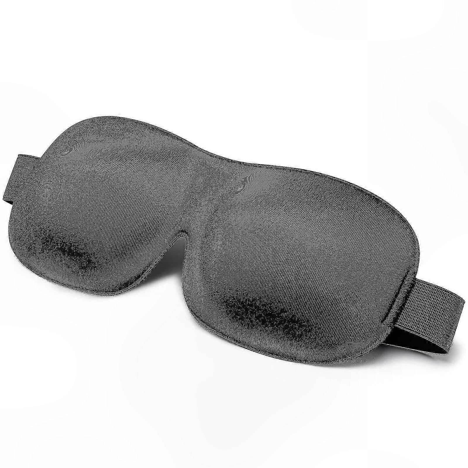 Ultra Soft 3D Sleep Mask for Adults with Adjustable Strap for Comfortable Rest