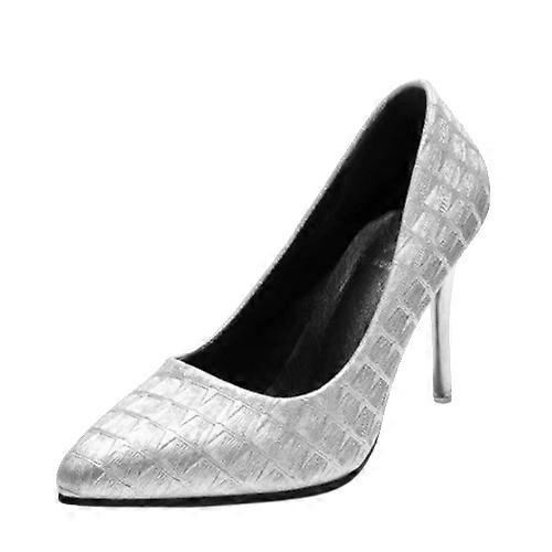 Women's Textured Pointed-Toe Stiletto Heels