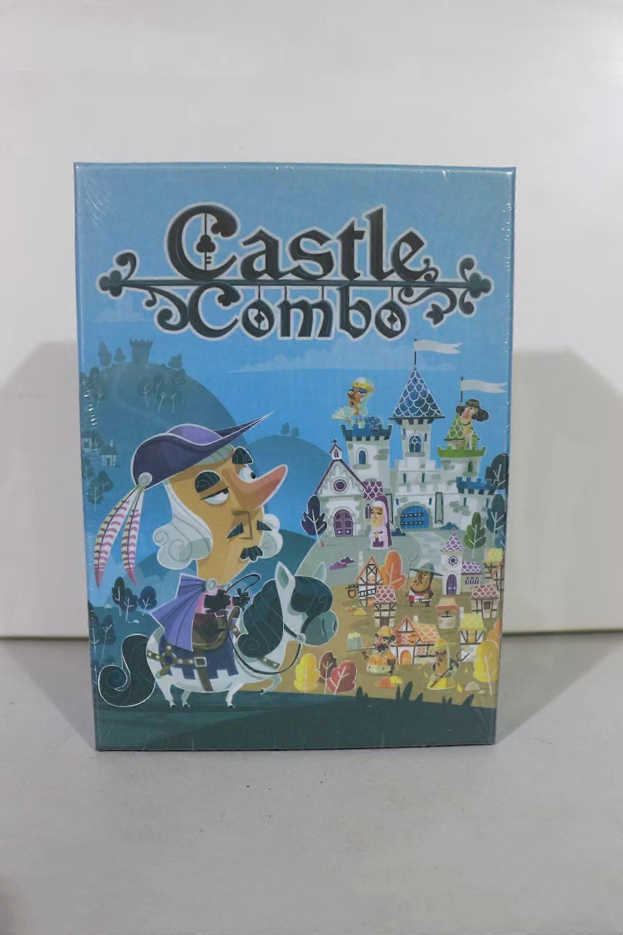 Castle Combo Strategy Board Game - Medieval Tableau Game with Instant Effects & Endgame Bonuses for 2-4 Players