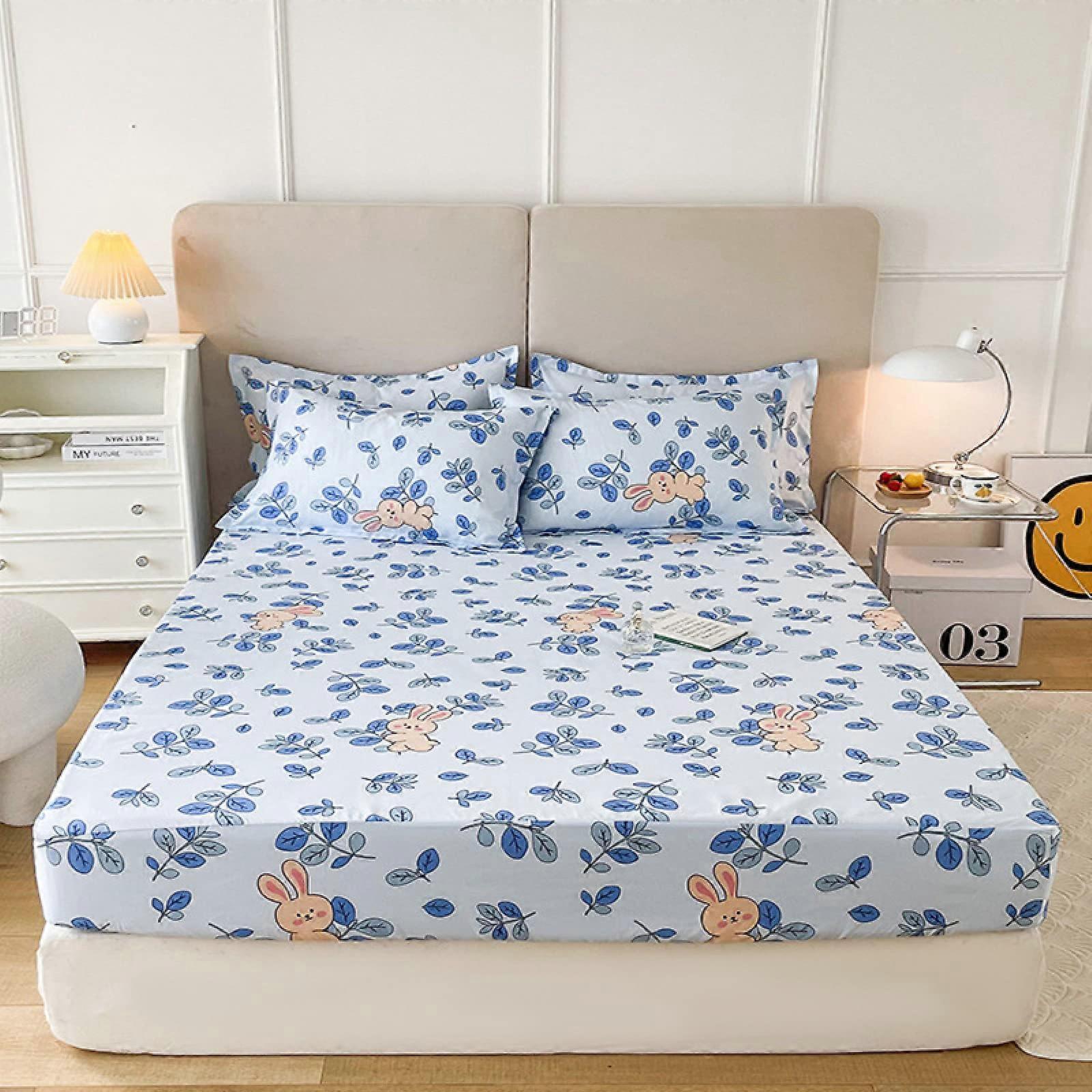 Brushed Bedding Set with Fitted Sheet and Pillowcases, UltraSoft AllSeason Deep Pocket Sheets