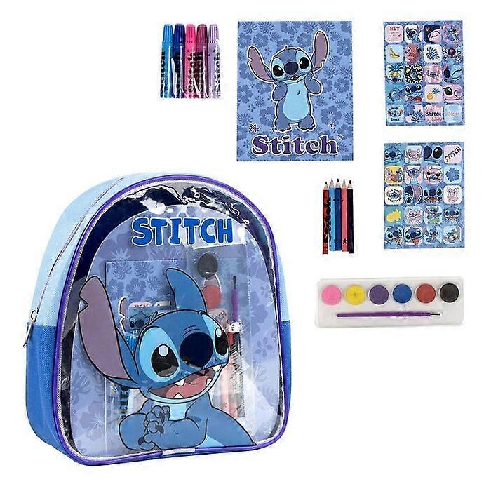 Stitch backpack with stationery set for school supplies