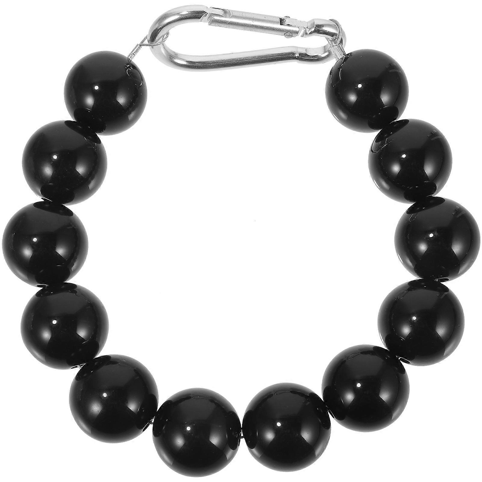 Flagpole Retainer Ring for Fastening Black Acrylic Material