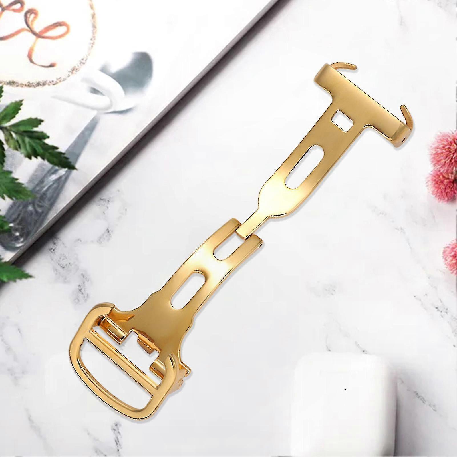 Boucle de montre de rechange en acier inoxydable 12-20 mm, fermoir pliant antirouille pour montre Cartier Ballon Bleu