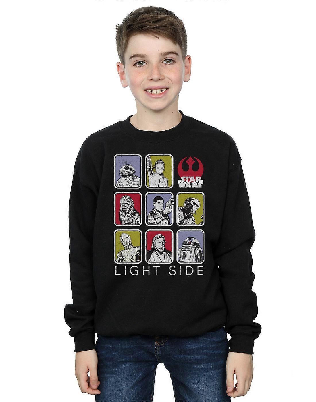 Star Wars niños el último Jedi Multi carácter sudadera