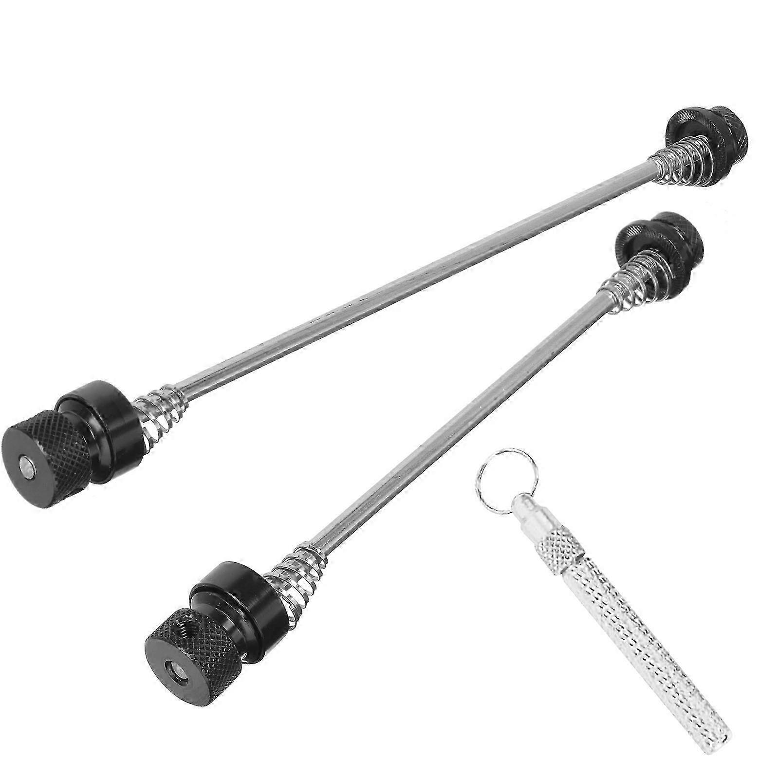 Metal Bike Skewer Quick Release Locking Skewer Prevent Theft 2Sets
