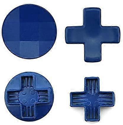 Replacement Buttons, Metal DPad Cross Key Set, Exact Fit, Blue for Xbox One Elite Controller