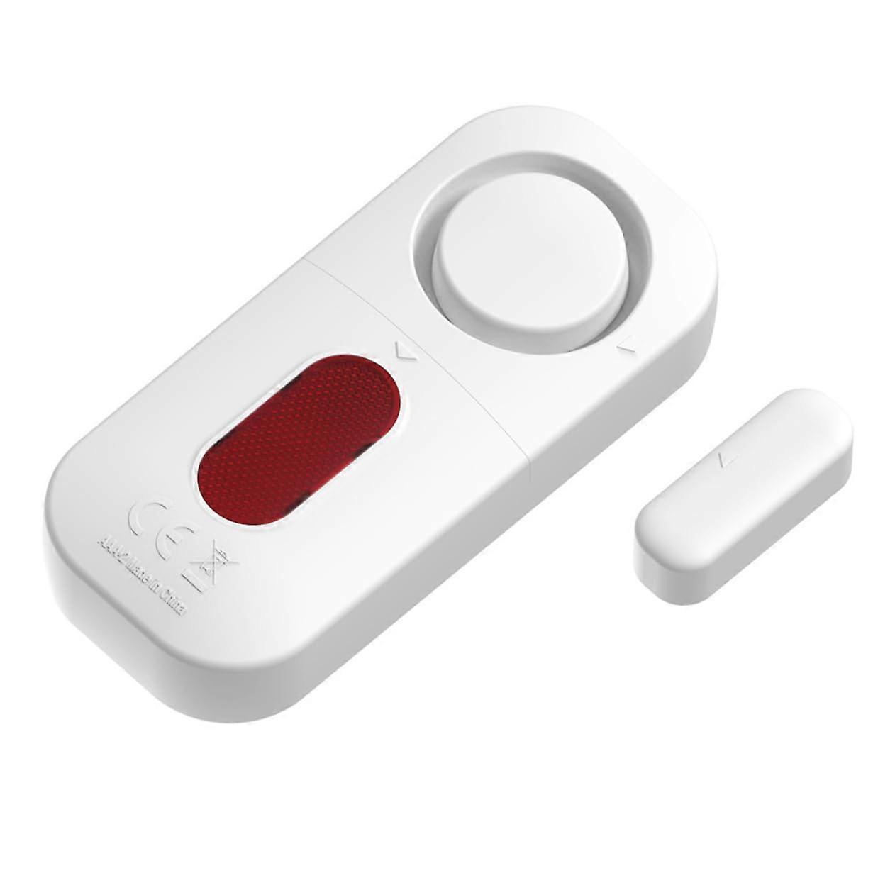 Wireless Door and Window Alarm Sensor with Loud Alert, Easy Adhesive Mount, Battery Operated