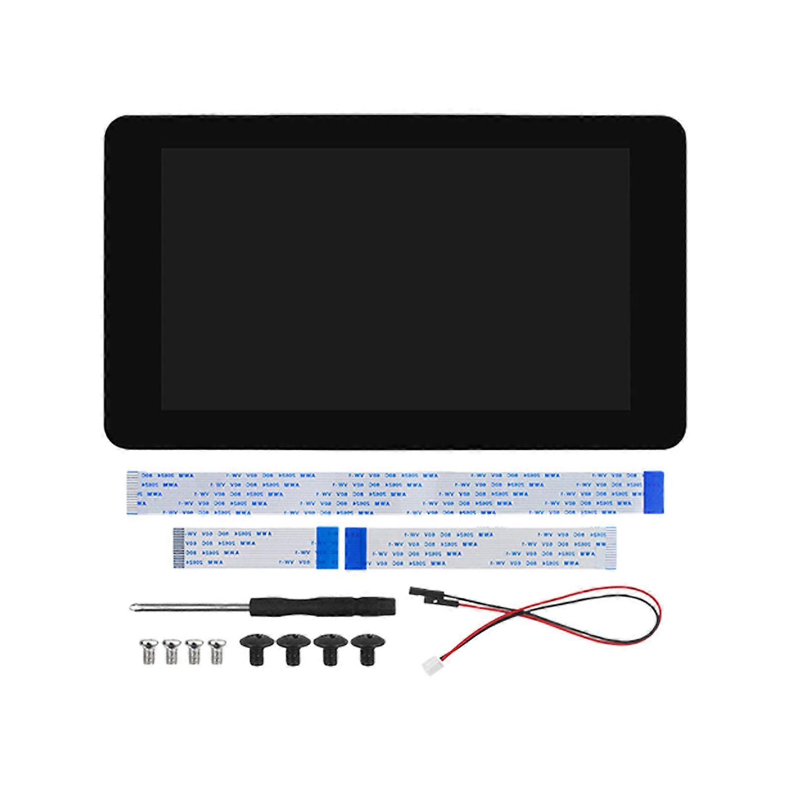 Lightweight 7inch LCD Display Development Board 1024x600 Easy Installation for 5 4B 3B+ Development Board Accessories Multicolor