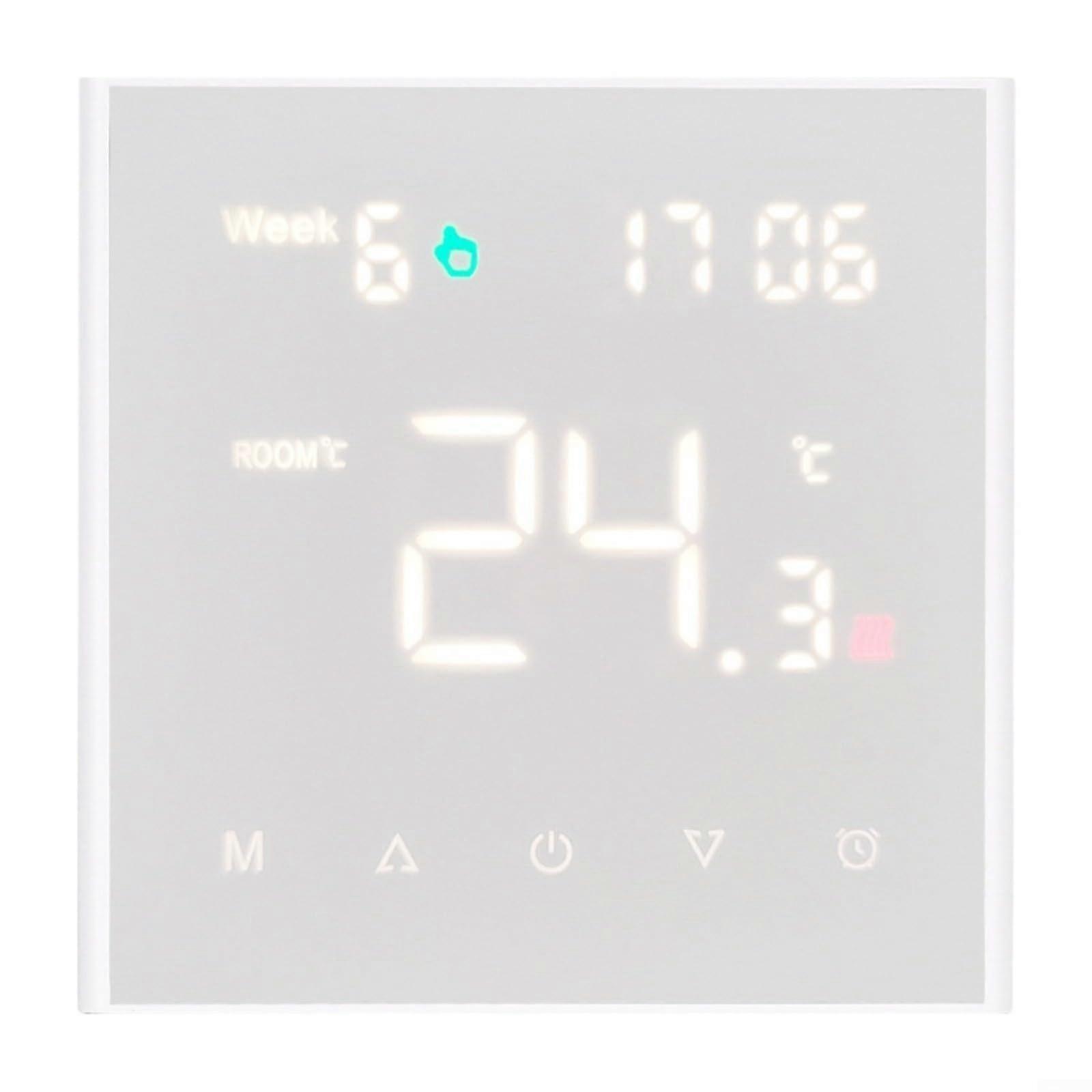 Smart WiFi Thermostat with App Control, Voice Command and Weekly Schedule for Home or Office