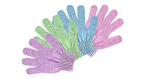 Exfoliating Bath Gloves, Pack Of 4 -r