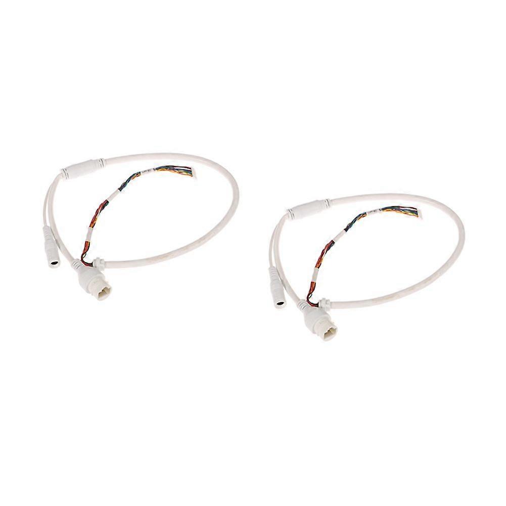 2Pcs Ethernet Lan Cable PoE RJ45 Network Cable 10 Pin 10 Core for Hikvision Ip Camera 2pc