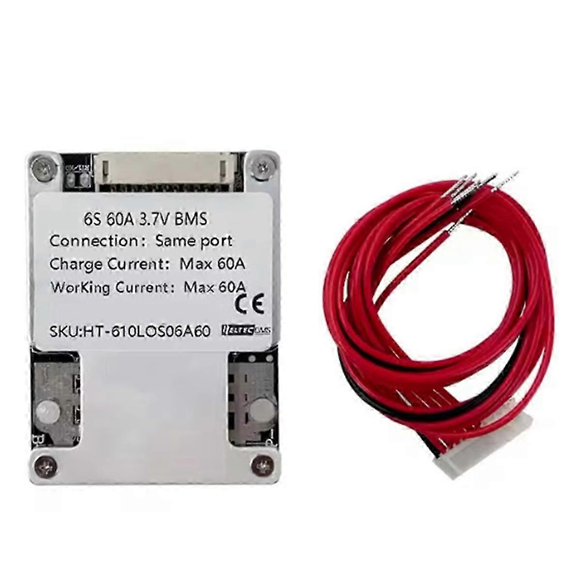 6S Lithium Battery Protection Board compatible Electronic Tools Wheelchairs Vehicles 60A