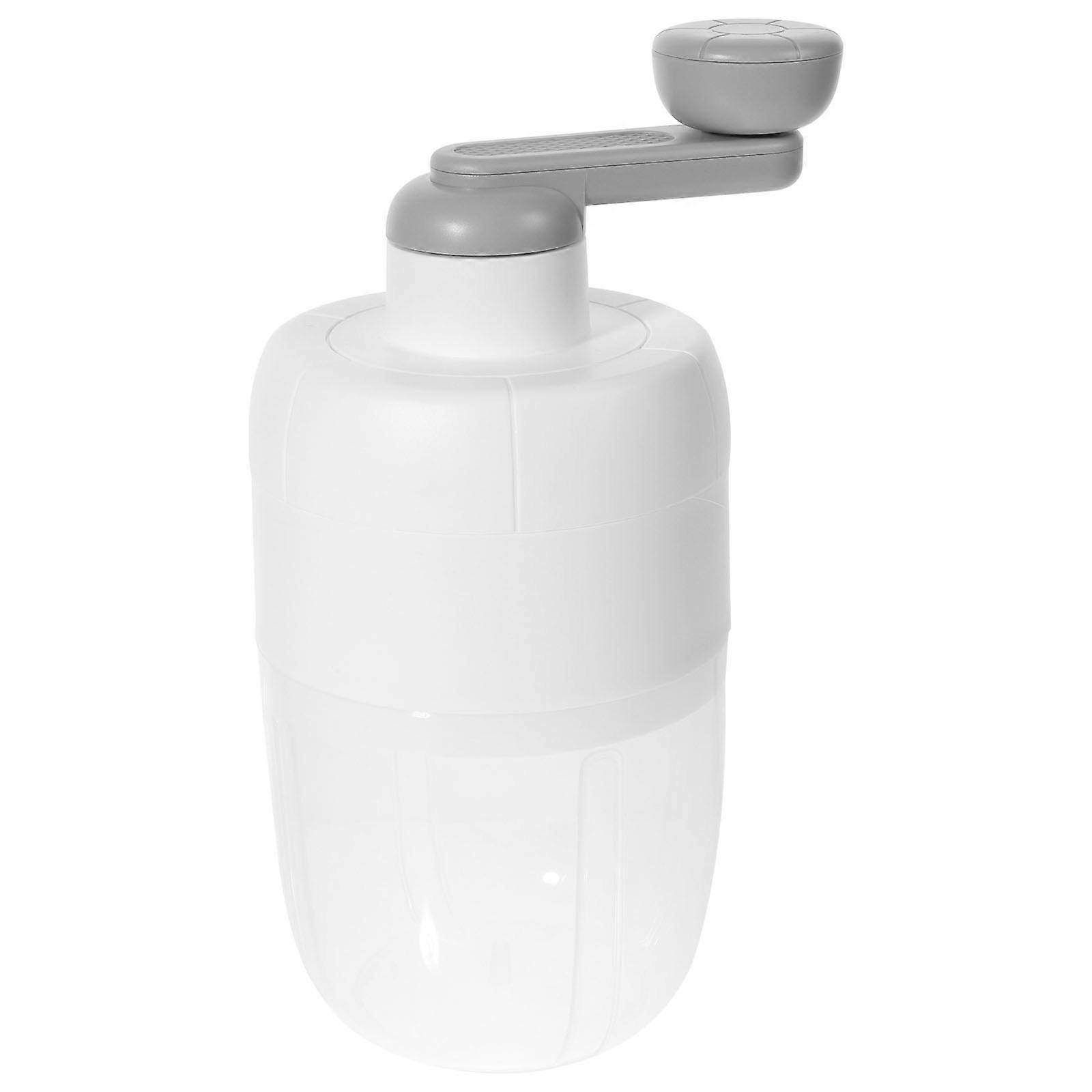 Manual Operation Ice Crusher for Household Summer Use Square Shape Blue 1Set