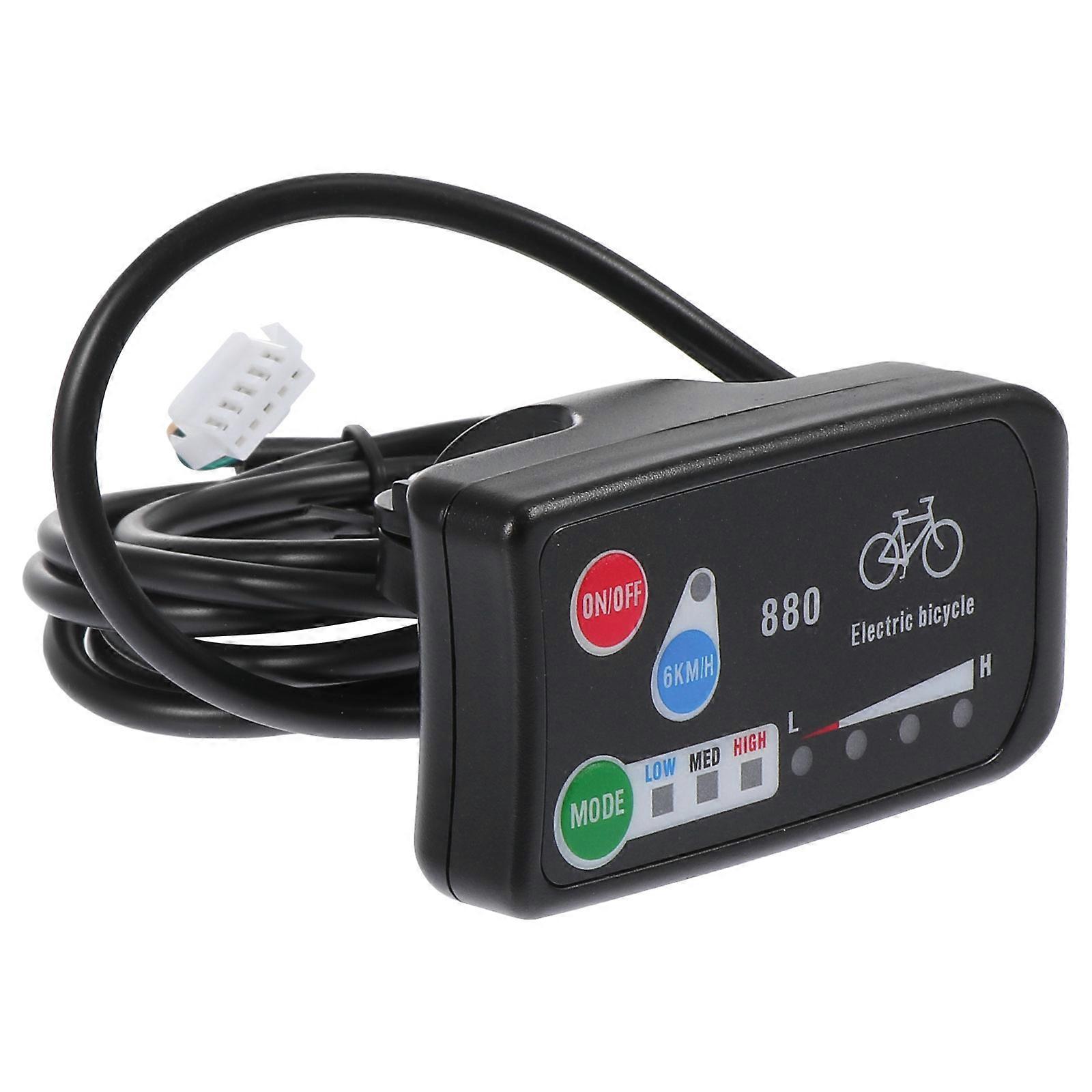 Electric Bike Display Led880 with Power on Function 1Pcs for Controller