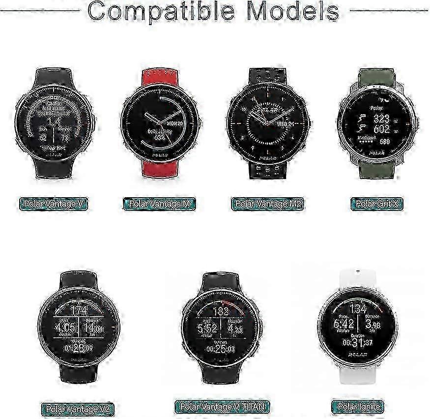 Polar Ignite 1/2 Charging Cable - Watch Data Sync & Power Cord - Black