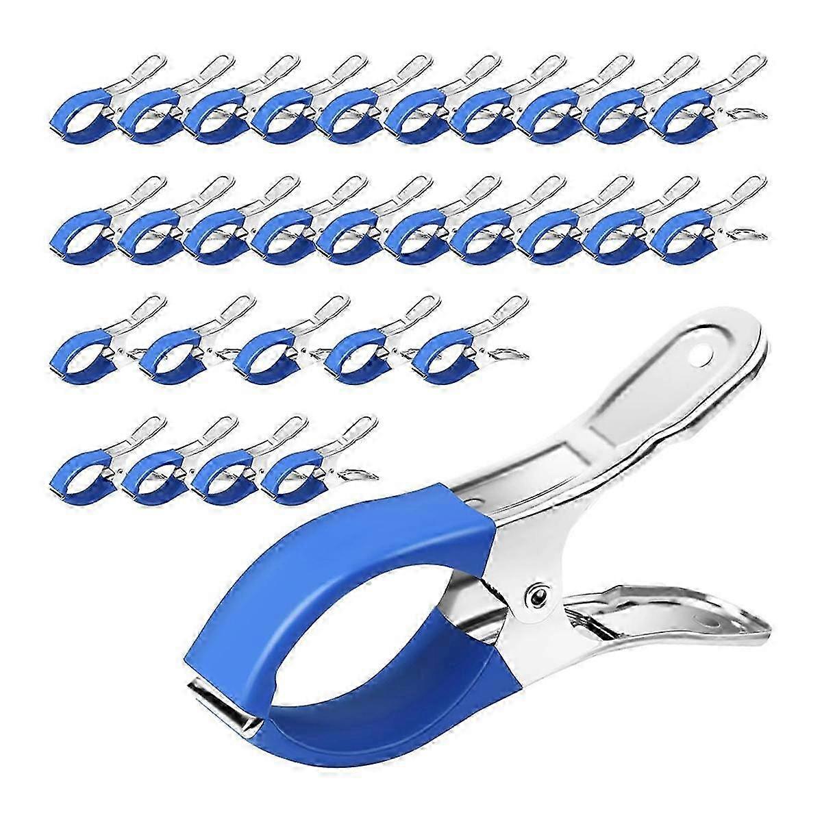 30Pcs Above Ground Pool Cover Clamps, Windproof Secure Fasteners