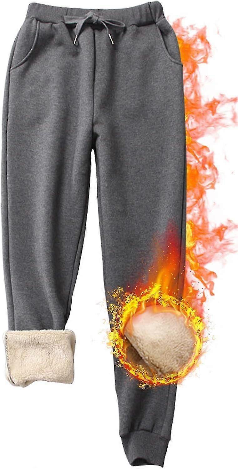 Womens Jogging Pants Thermal Lined Sweatpants