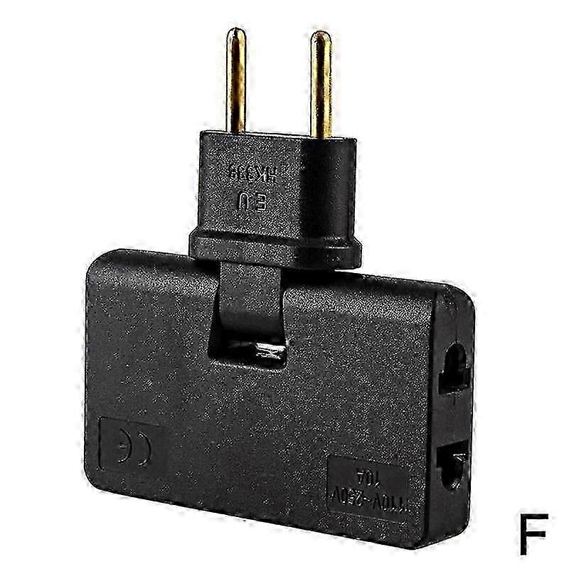 roterende EU-pluggadapter slank og kompakt
