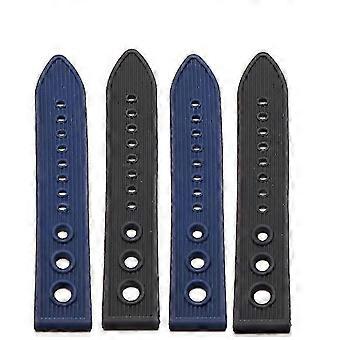 22mm Soft Silicone Watch Band Colorful Watchband for Breitling Avenger Strap -NBB