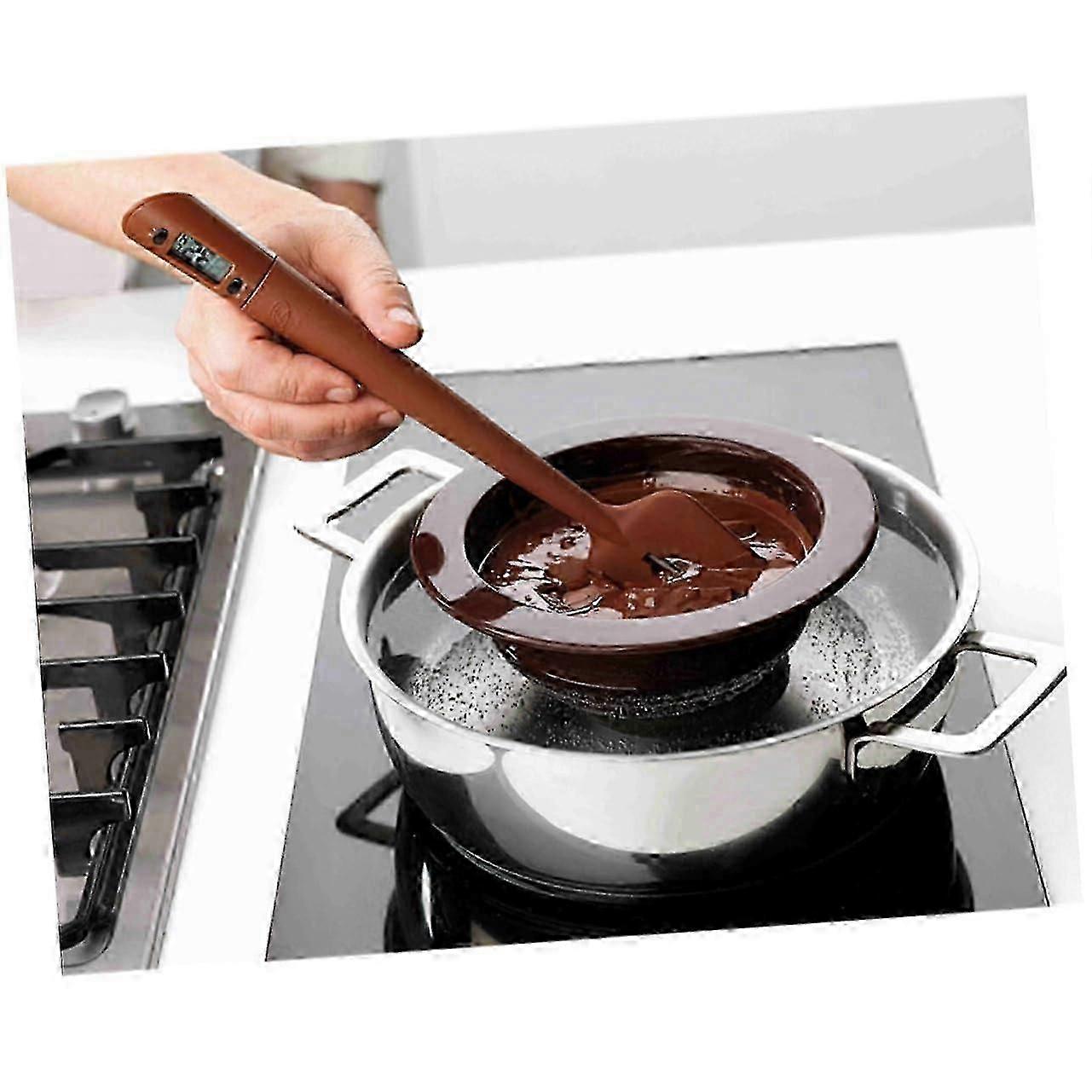 Digital Cooking Thermometer with Spatula, Precision Kitchen Thermometer compatible Baking and Candy