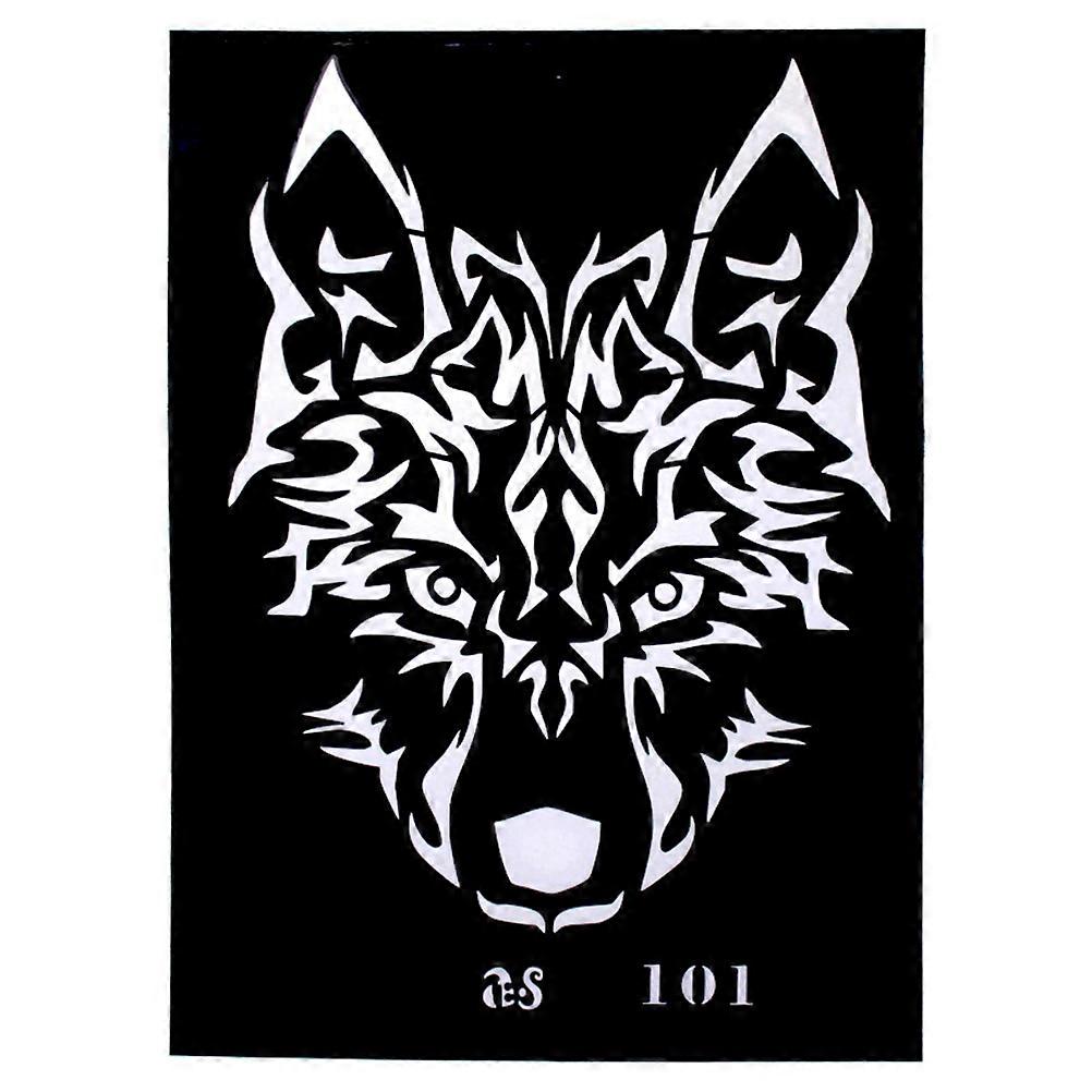 Templates Stencils for Glitter Tattoos 4Pcs