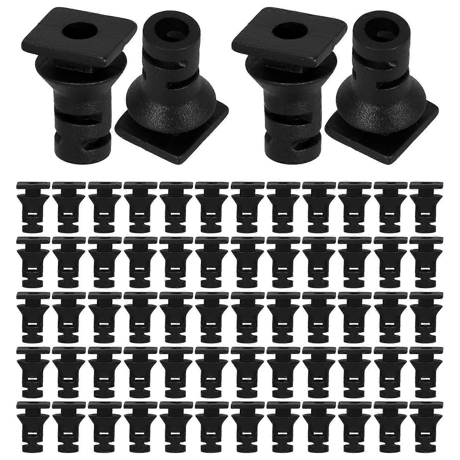 Cable Protector Cord Grip Strain Relief Connector for Electrical Wire 100Pcs