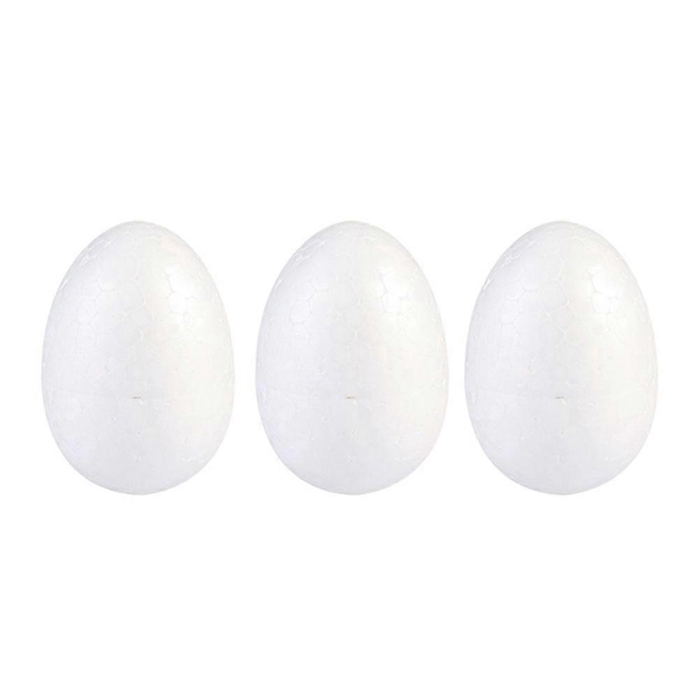 DIY Egg Easter Egg for Decoration 100Pcs White Foam Solid Eggs