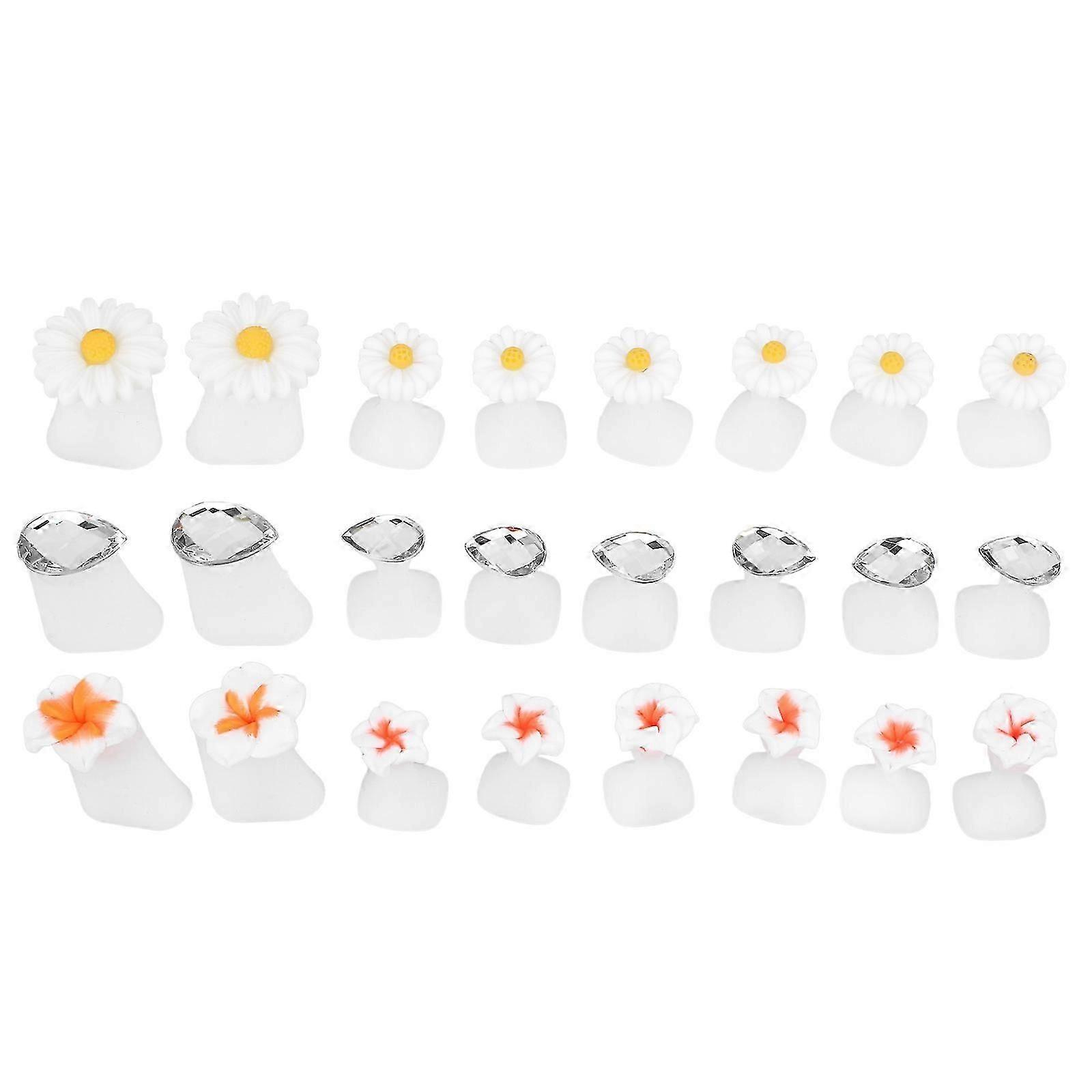 Silicone Toe Separators, 3 Sets, for Pedicure & Manicure