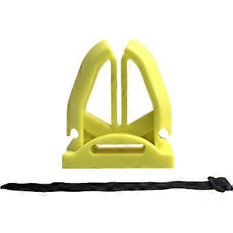 Soporte de silicona para cañas de pescar para barandilla - Soporte de almacenamiento con abrazadera ajustable - Montaje en puente de barco