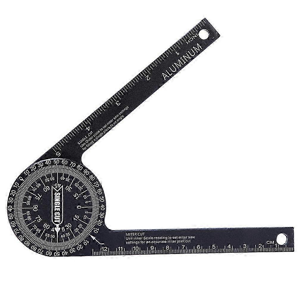 360 Degree Horizontal Protractor DIY Angle Ruler Positioning Angle Measuring Instrument