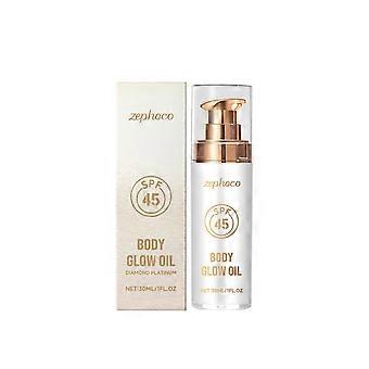 Refreshing Coconut Body Oil, Moisturizing & Protective, Summer Skin Care, Non-Greasy, 30ml