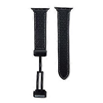 Correa de repuesto para Apple Watch Series 10 Ultra 9 8 7 SE 6 5 4 3 2 1 46 mm 49 mm 45 mm 44 mm 42 mm Hebilla magnética Correa de reloj de cuero genuino