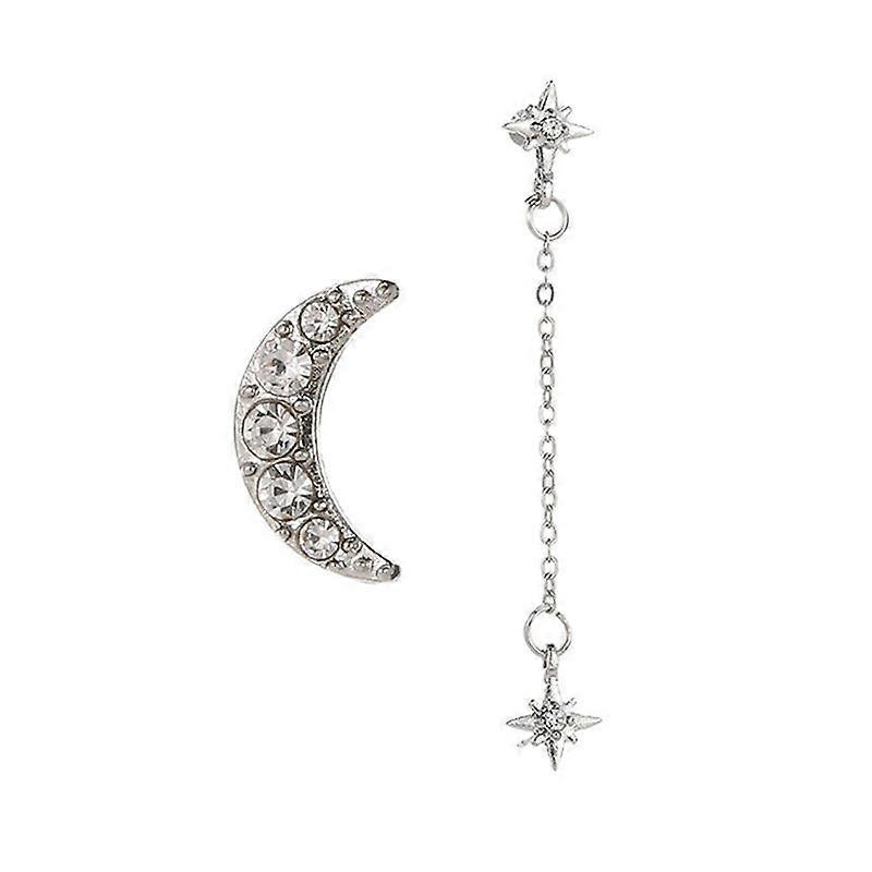 2Pcs/Set Special Ear Stud Rhinestone Alloy Precise Ear