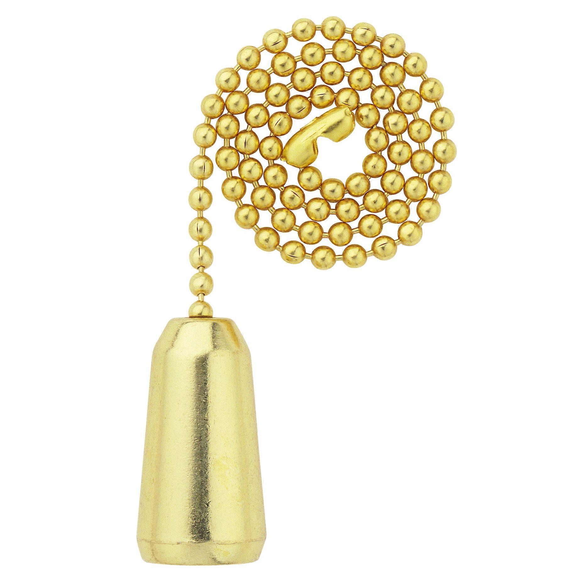 Pull chain for ceiling fans teardrop brass