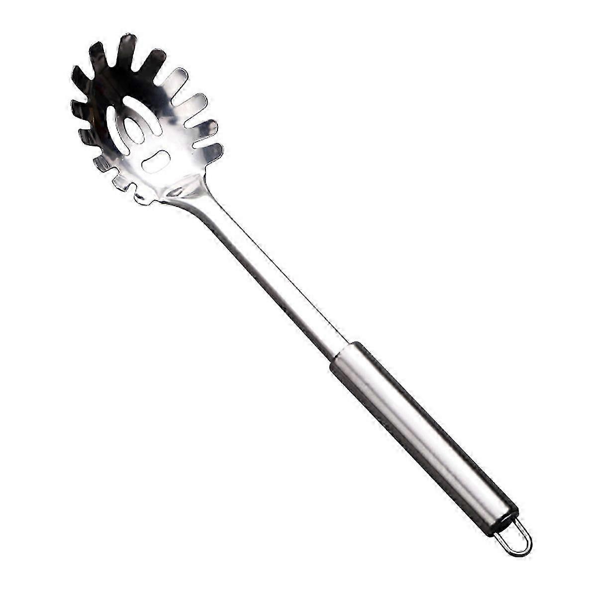 Stainless Steel Spaghetti Spoon, Rust-Proof and Comfortable Design