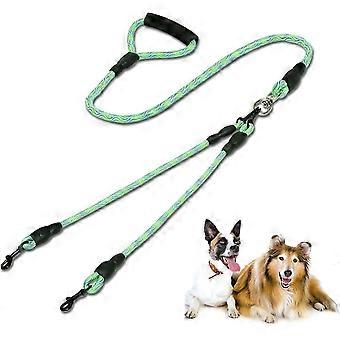Double dog leash, detachable double dog leash