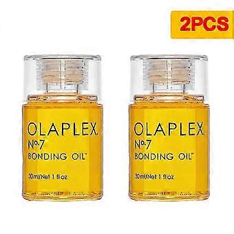 Huile revitalisante sans rinçage Olaplex 7 2X supérieure pour cheveux abîmés : brillance, douceur, réparation, format classique ergonomique