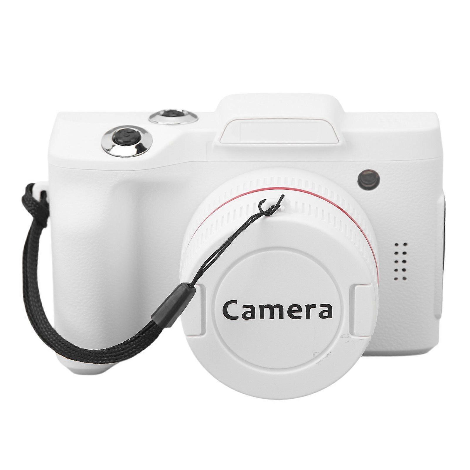 Digital Camera HD 16MP White Color Multi Axes Stabilization Smart Beginner Vlogging Camera