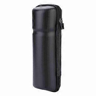 Kits de rparation de vlo portables, sac outils, porte-bouilloire, bouteille, coque rigide, noir carbone