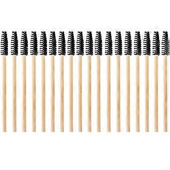 Brow 20Pcs Eyebrow Brushes Bamboo Handle for Eyebrow Use