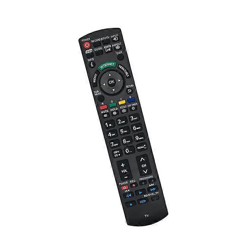 Replacement Remote Control for Panasonic TV and Projector No Setup Required Long Range Infrared