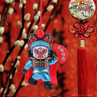 Chinese Peking Opera Doll for Desktop As Souvenir Gift 1Pcs