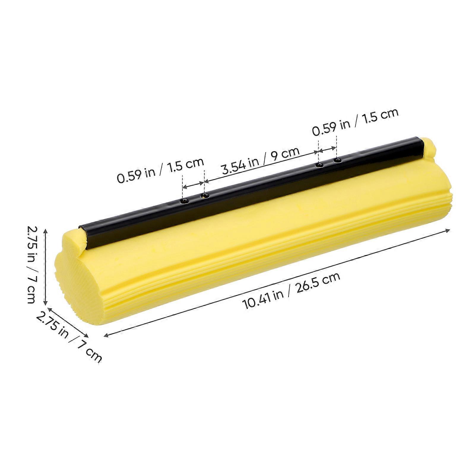 Roller Mop Head Replace 2Pcs for Floor Cleaning with Yellow Pva Sponge