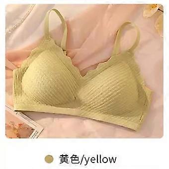 Wheat Ear Lace Strappy Seamless Wireless Push Up Comfortable Bra For Women