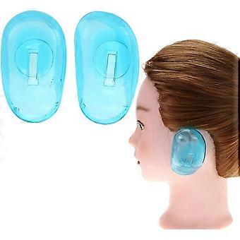 Protection d'oreille pour Coiffeur Protge L'oreille Contre Les Colorants en Silicone 2 Pices Capuchons De Protection des Oreilles