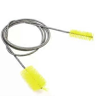 Reinigungsbürste für Aquarien, Wasserfilter, Pumpenrohre, Luftschläuche, flexible Edelstahl-Zubehörteile