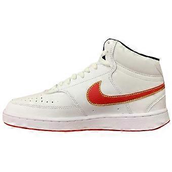 Nike Court Vision Mid Hvid/Rød Dame DD8494-169