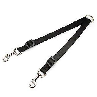 Double Ended Dog Leash for Two Dogs Heavy Duty PP Material Detachable Multi Color Pet Walking Leash 19.5 Inch